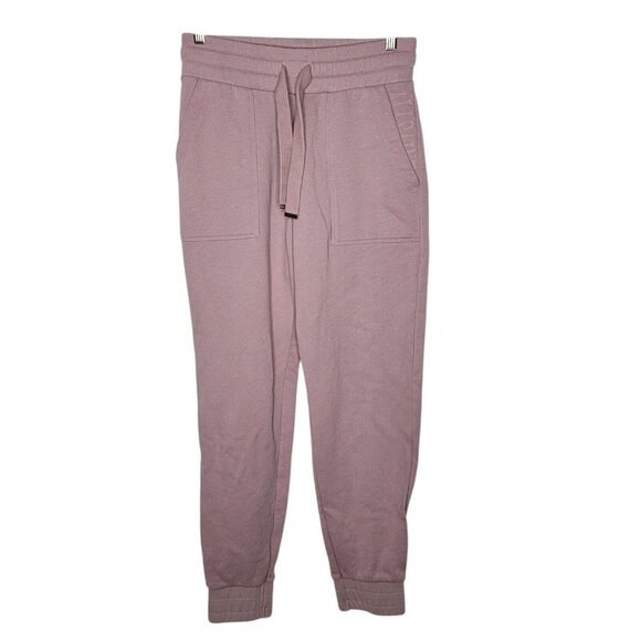 Allsaints Size‎ 4 Pink Drawstring Women's Jogger Sweatpants Stretch - Picture 1 of 7